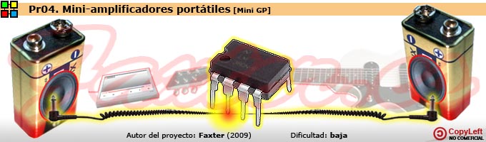 Pr04. Mini-amplificadores portátiles [Mini GP]
